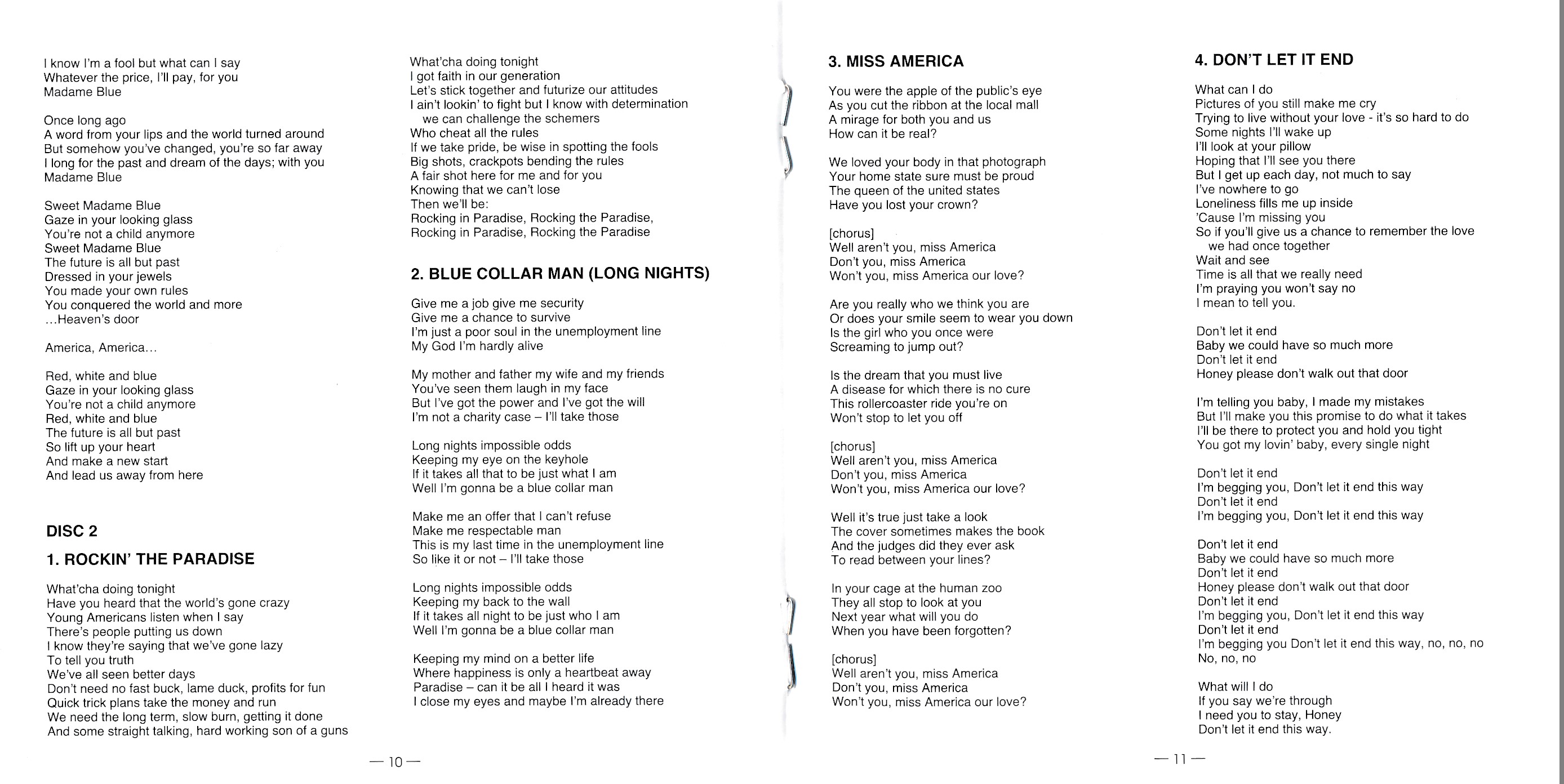 Styx  Caught In The Act : booklet06